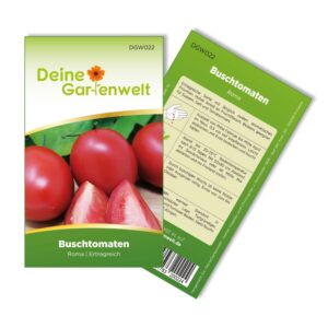 Deine Gartenwelt Buschtomate Roma Vf Samen