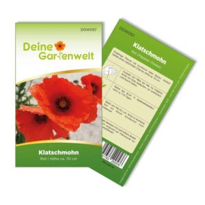 Deine Gartenwelt Klatsch-Mohn Rot Samen