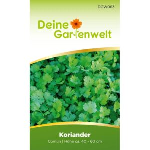 Deine Gartenwelt Koriander Comun Samen
