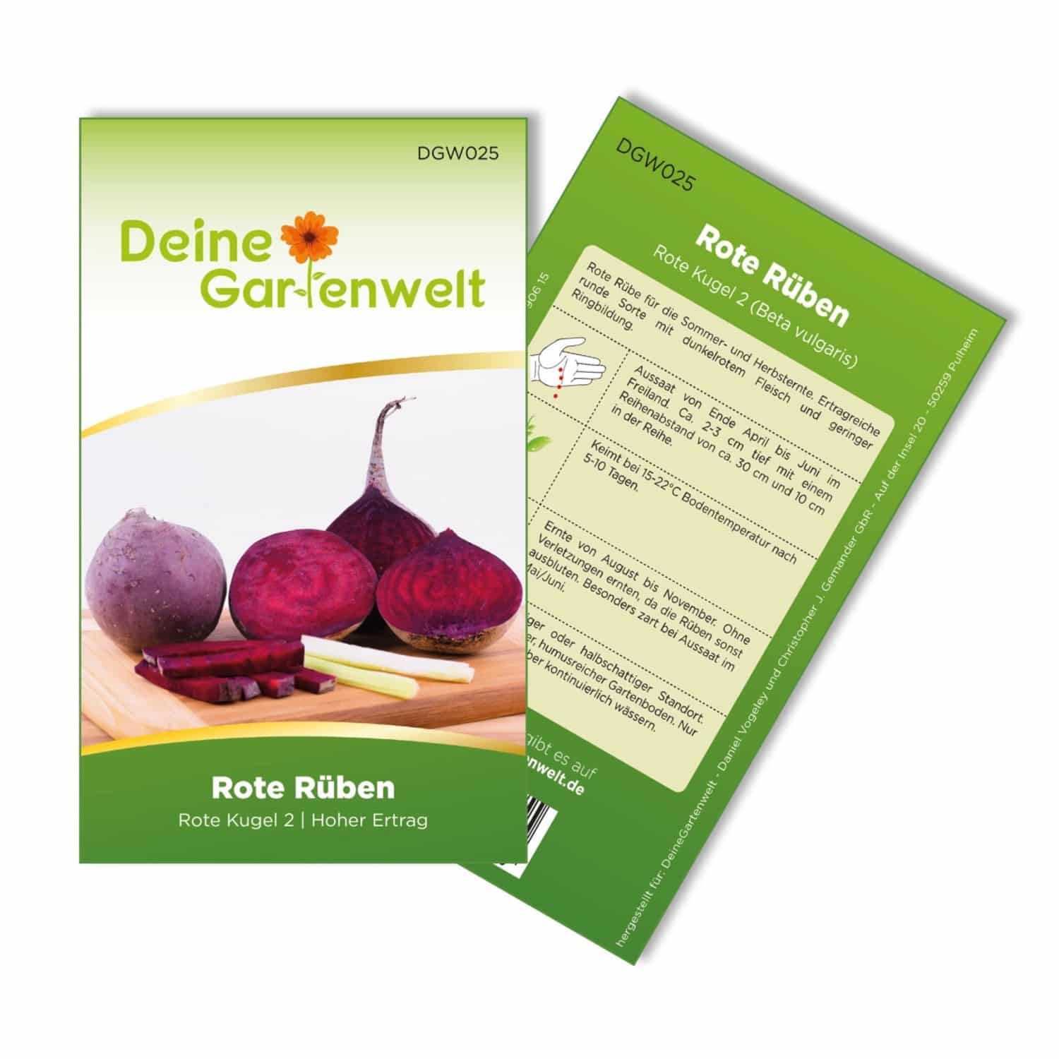 Deine Gartenwelt Rote Beete Rote Kugel Samen