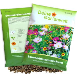 Deine Gartenwelt Sommerblumenwiese Blumenmischung 100 Gramm Samen