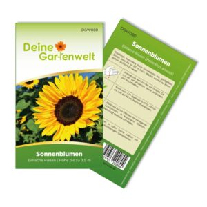 Deine Gartenwelt Sonnenblumen Einfache Riesen Samen