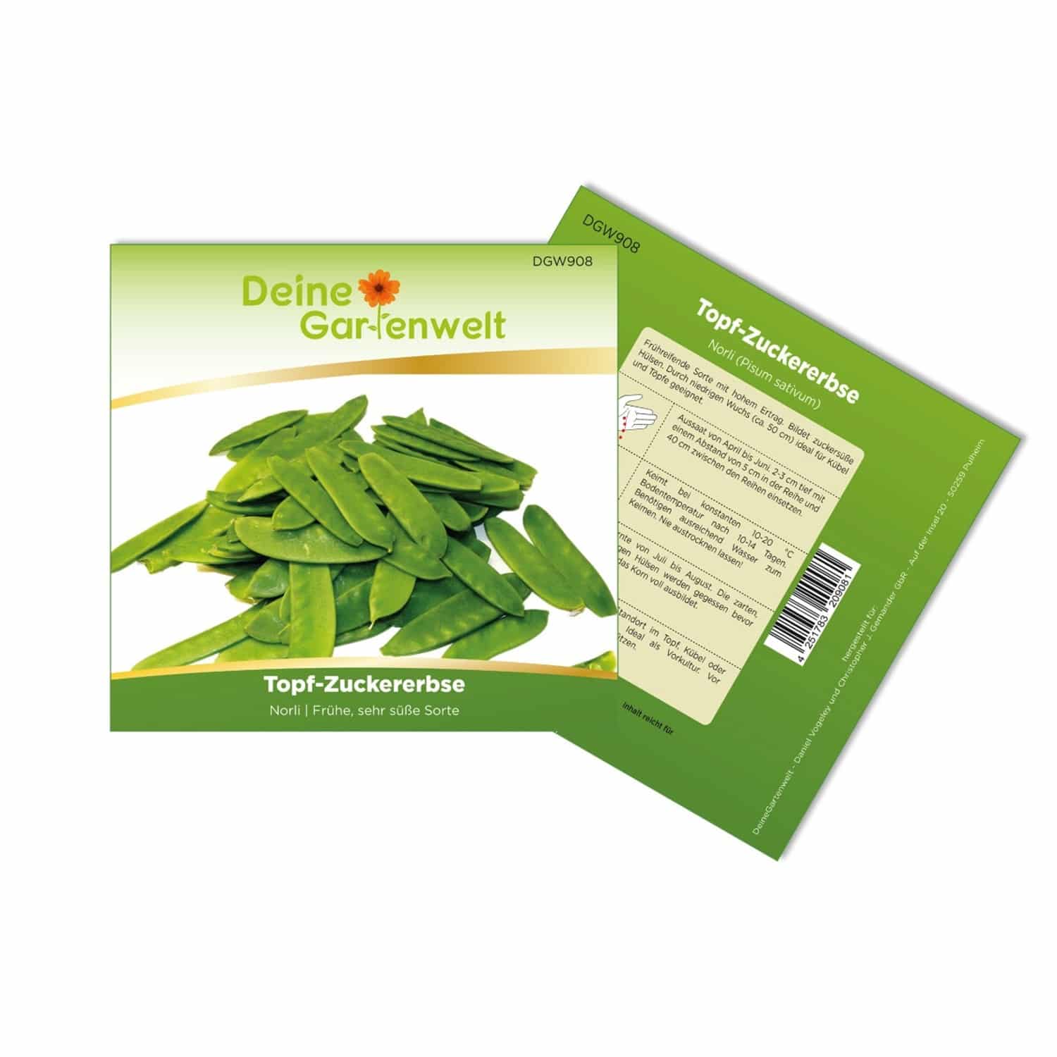 Deine Gartenwelt Topf-Zuckererbse Norli Samen