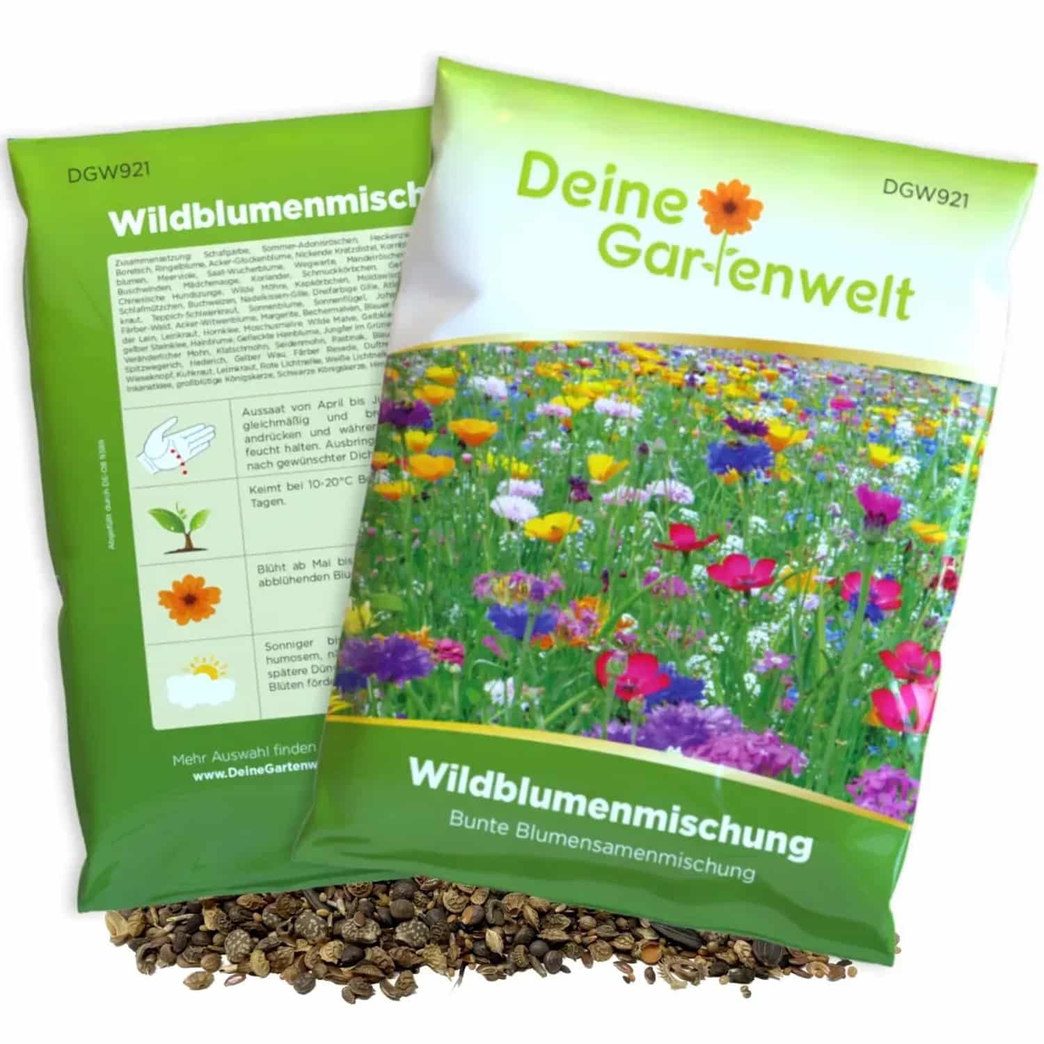 Deine Gartenwelt Wildblumenwiese Blumenmischung 100 Gramm Samen