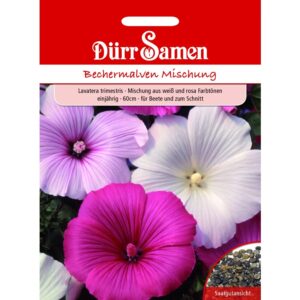 Dürr Samen Bechermalve Mischung Weiß Und Rosa Einjährig Saatgut