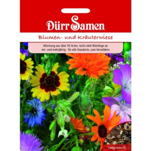 Dürr Samen Blumen- Und Kräuterwiese 50 Arten Ein- Und Mehrjährige Saatgut