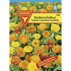 FRANKONIA Bodenvitalkur Tagetes Calendula Seradella Ringelblume Studentenblume