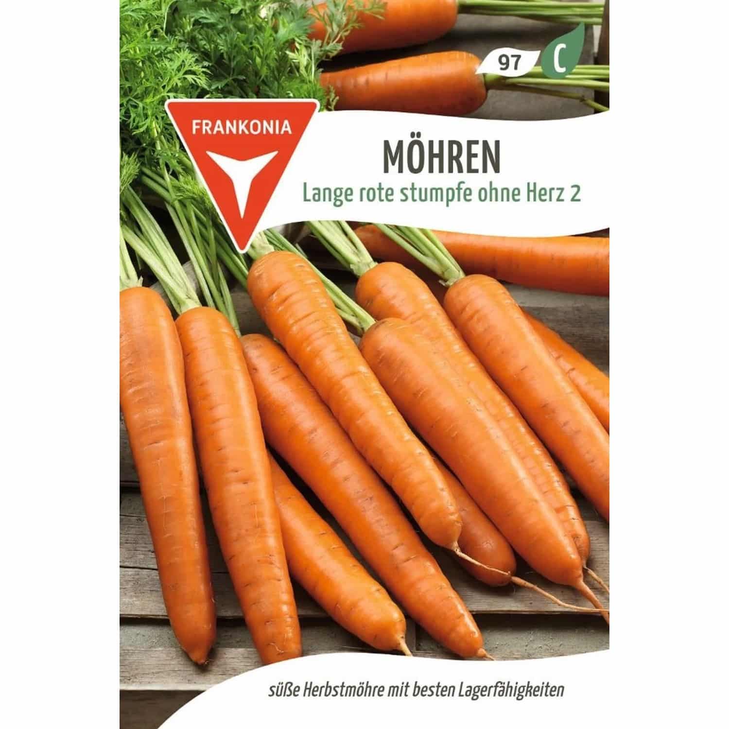 FRANKONIA Möhre Lange Rote Stumpfe ohne Herz 2