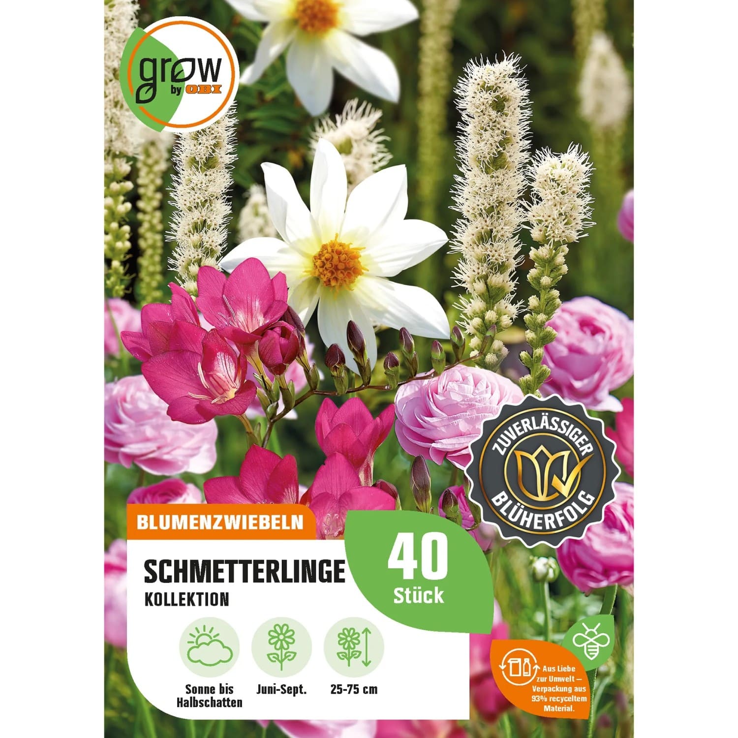 GROW by OBI Schmetterlinge-Kollektion Höhe ca. 25 cm - 75 cm