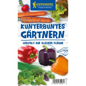 Gemüsesamen-Set 'Kunterbuntes Gärtnern - Vielfalt auf kleiner Fläche'