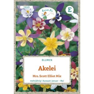 Grüne Fee Akelei Mrs. Scott Elliot Mix Saatgut