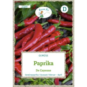 Grüne Fee Paprika De Cayenne Saatgut
