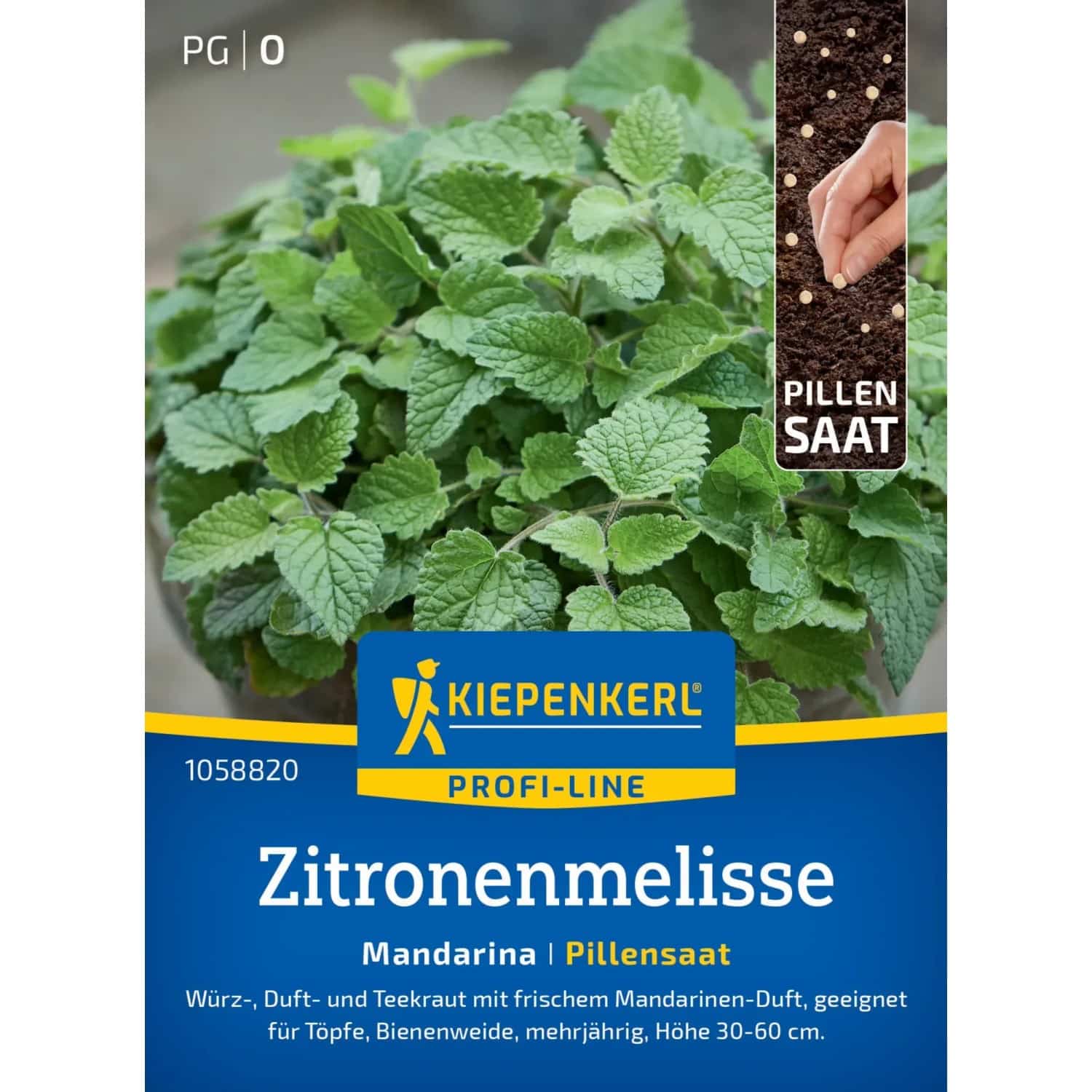 Kiepenkerl Profi-Line Zitronenmelisse Mandarina Pillensaat