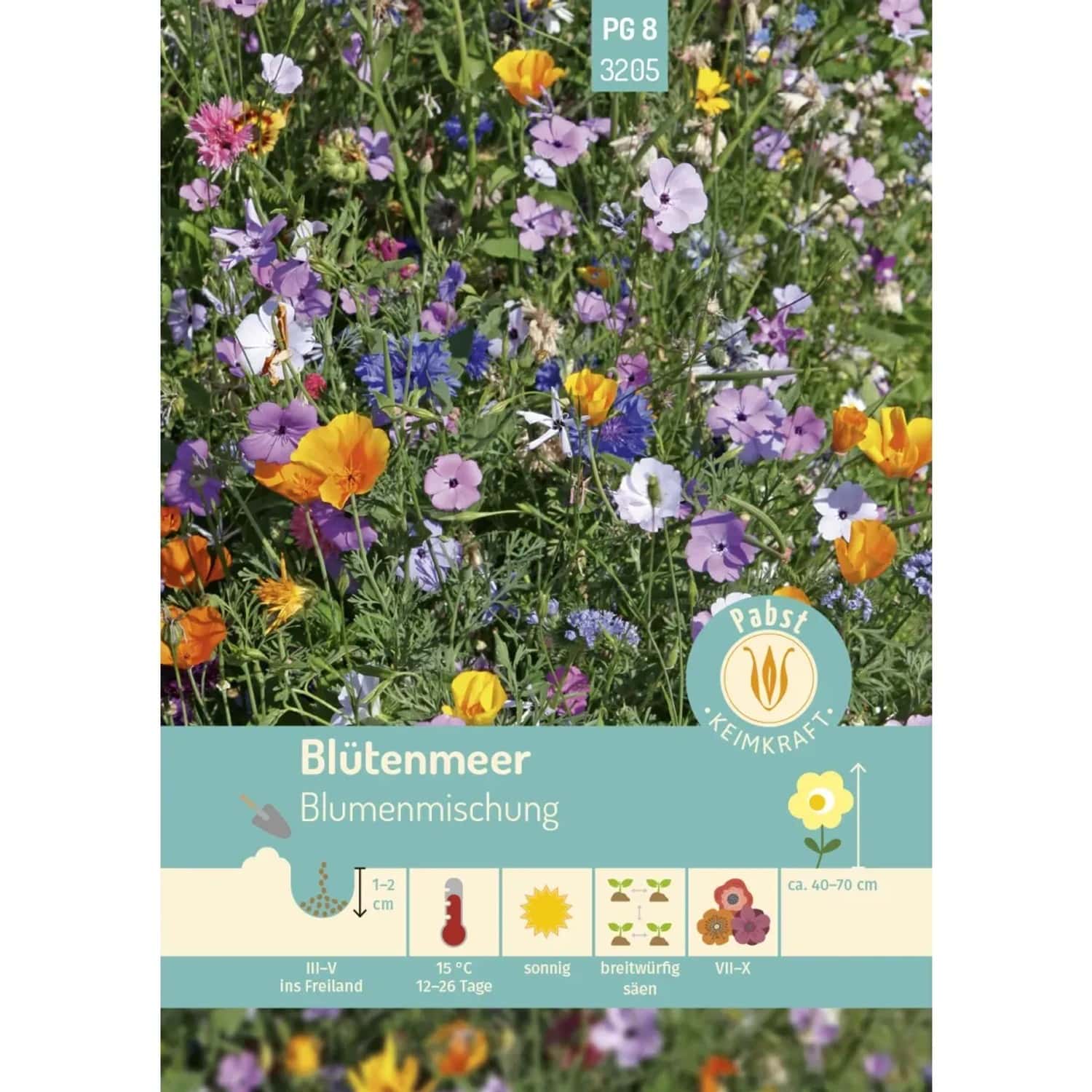Pabst Keimkraft Blütenmeer Blumenmischung Saatgut