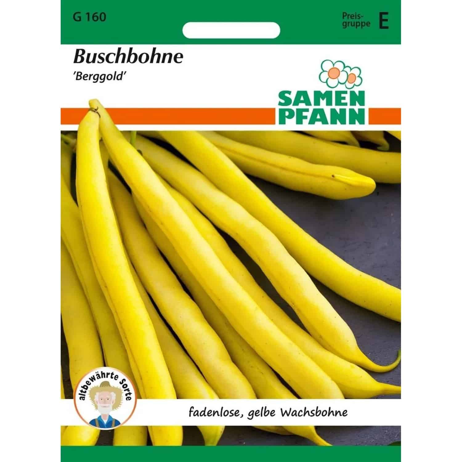 SAMEN PFANN Buschbohne Berggold