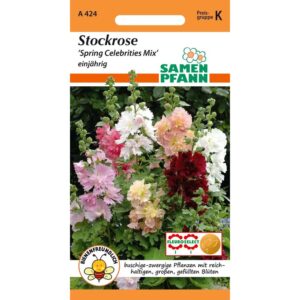 SAMEN PFANN Stockrose Spring Celebrities Mix