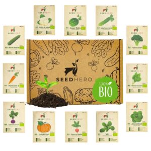 Seedhero BIO Gemüsesamen Set Mit 12 Sorten