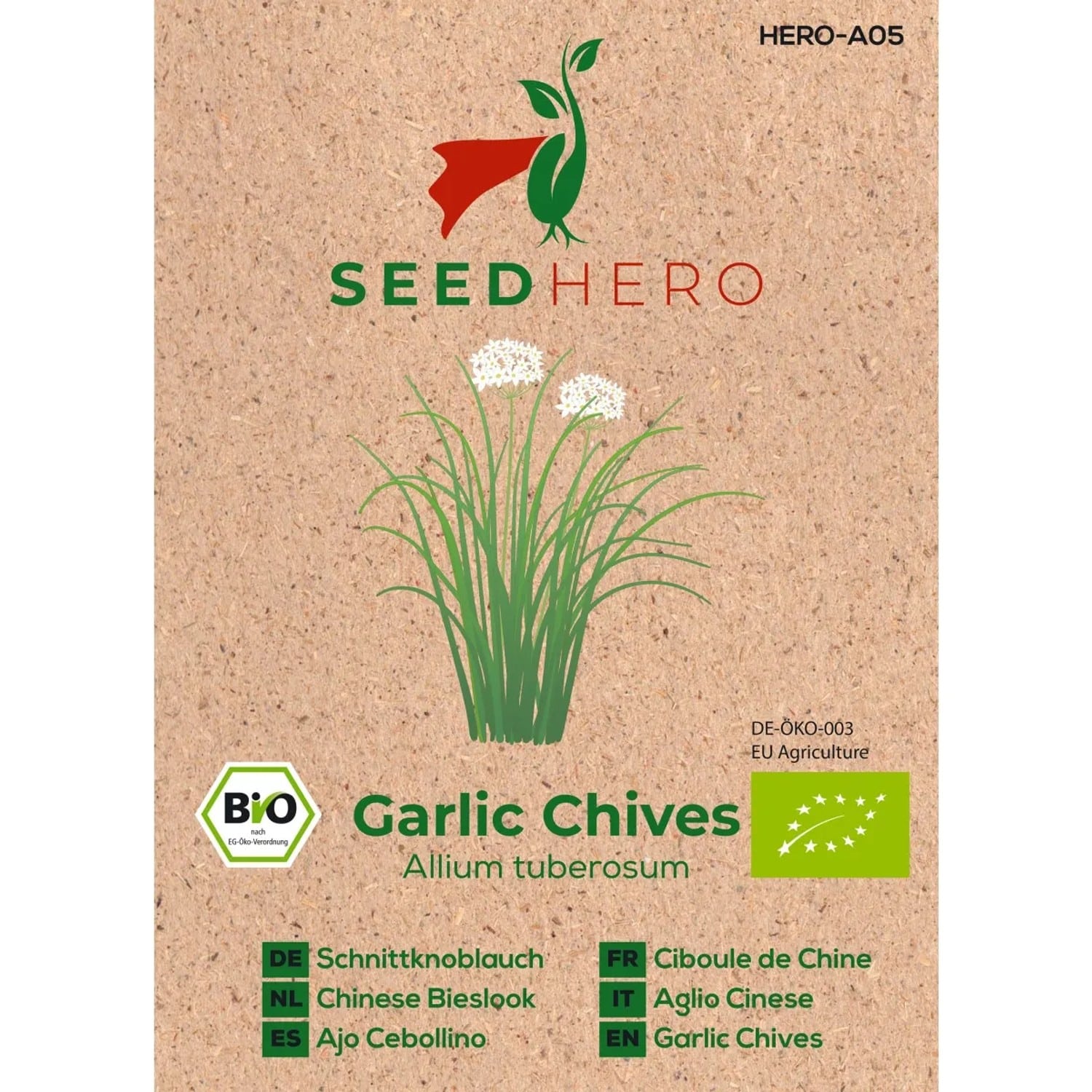 Seedhero BIO Schnittknoblauch Samen