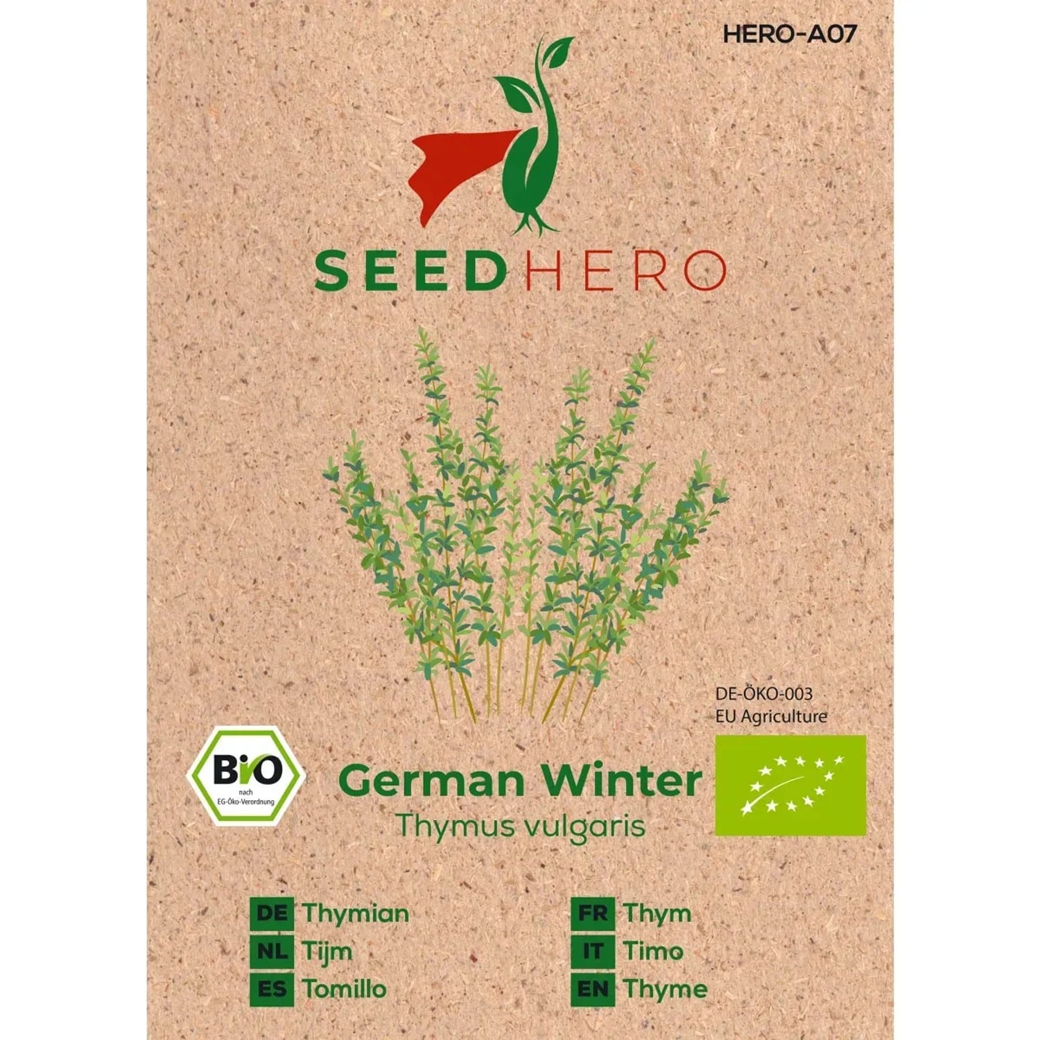 Seedhero BIO Thymian German Winter Samen