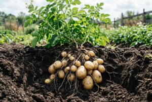 Wie viele Kartoffeln liefert eine einzige Pflanzkartoffel?